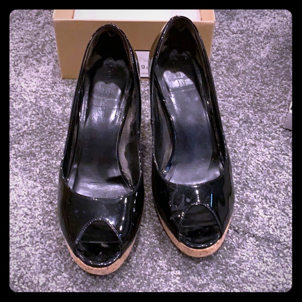 Cole Haan high heel open toe shoe